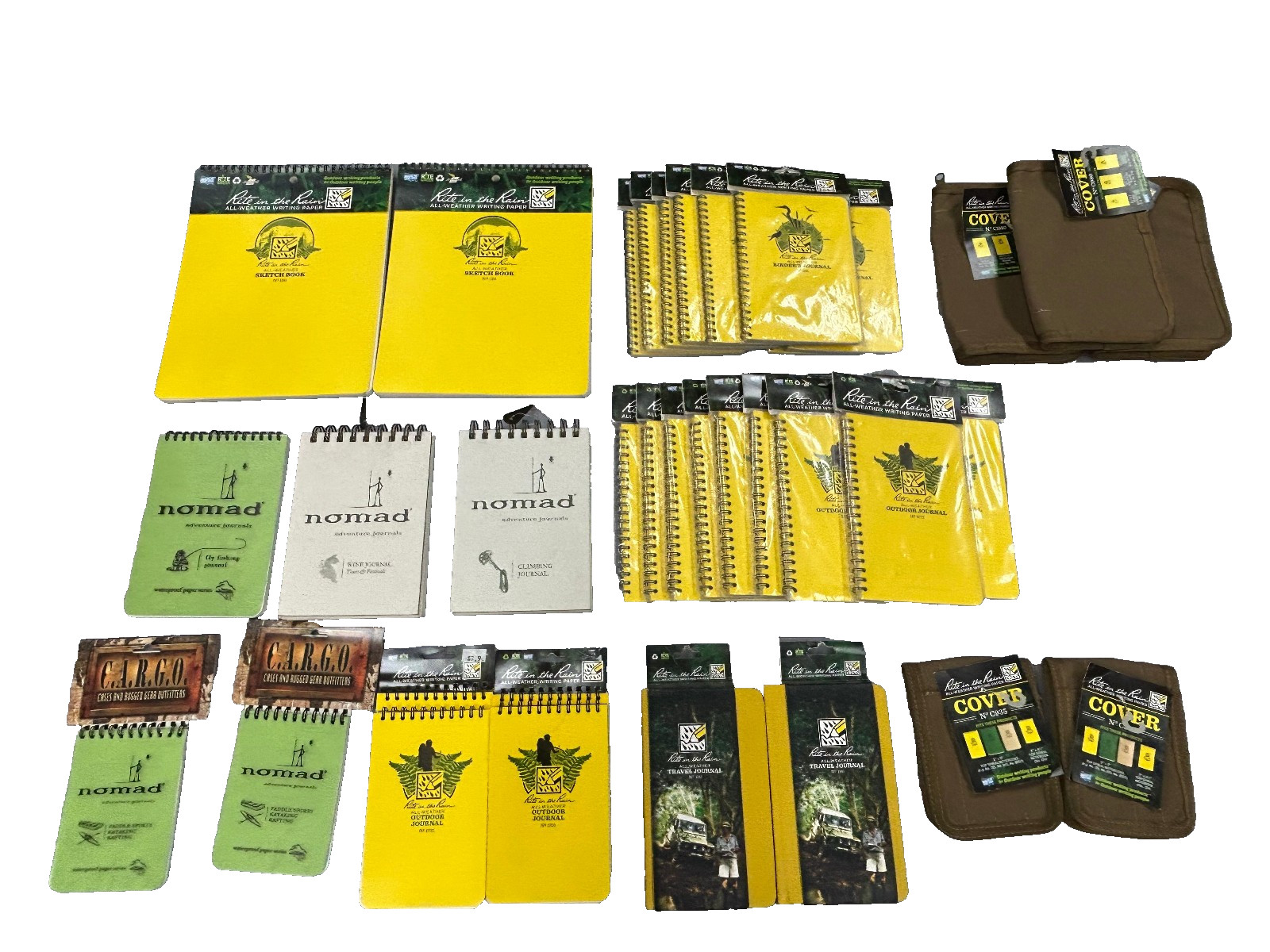 Rite in the Rain Bulk Journal Lot – All Weather Writing Notebooks & Covers