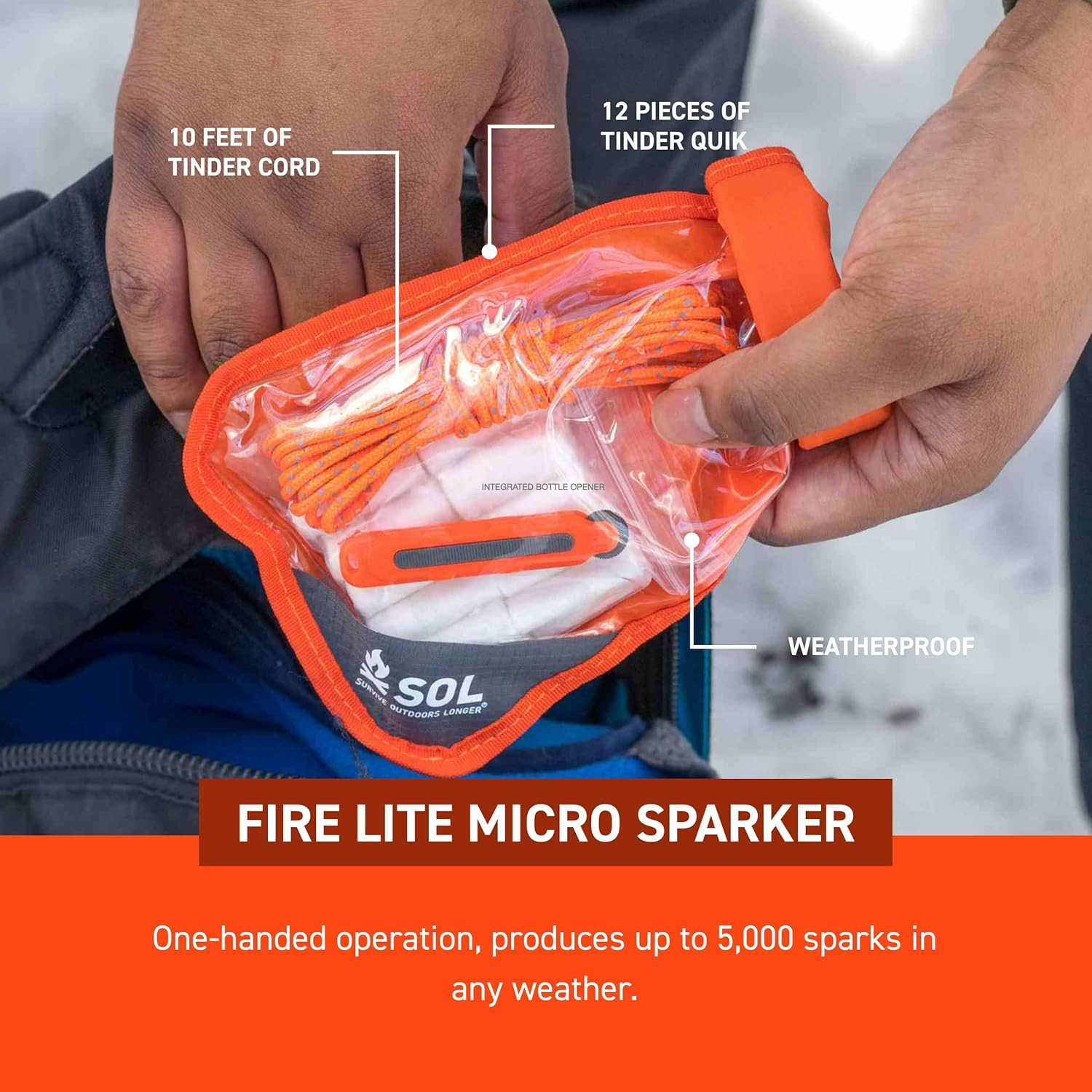 Survival Fire Lite Kit & Dry Bag – Essential Pack of 2 for Adventurers