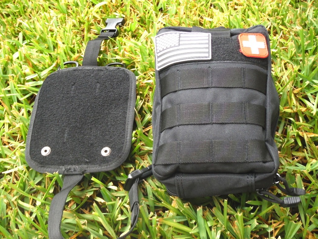 251Pc First Aid Kit For Tactical Emergency Trauma Military Survival Travel Black