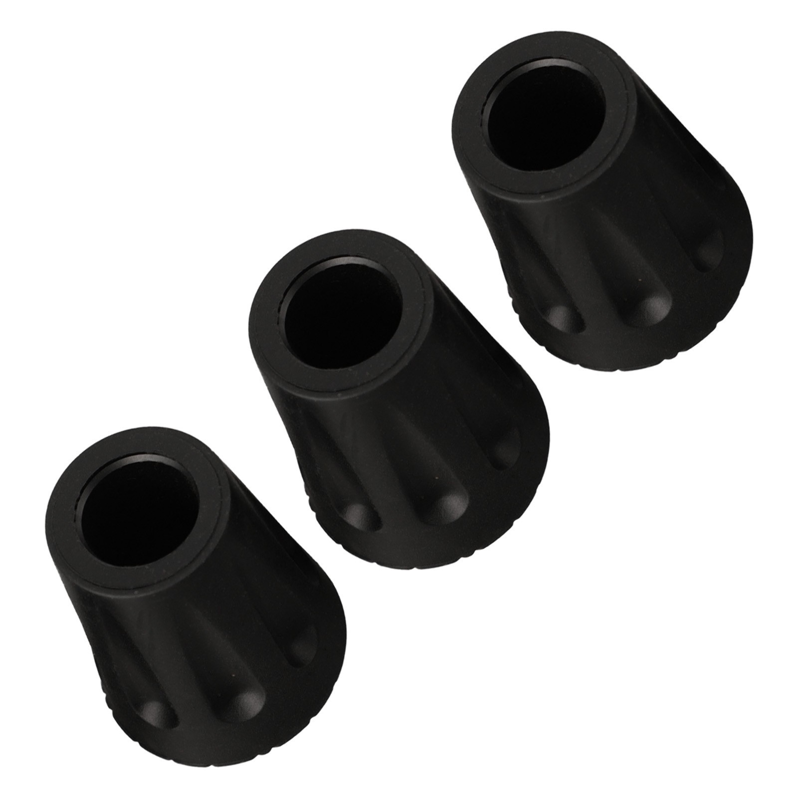Trekking Pole Tips Replacement Long Lasting Rubber Feet (3pcs) for Hiking Poles