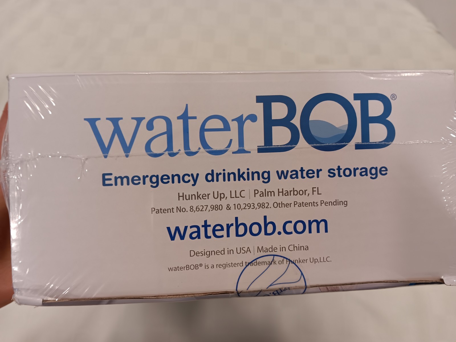 Water BOB Survival Emergency Drinking Fresh Water Storage 100 Gallons Kit-Sealed