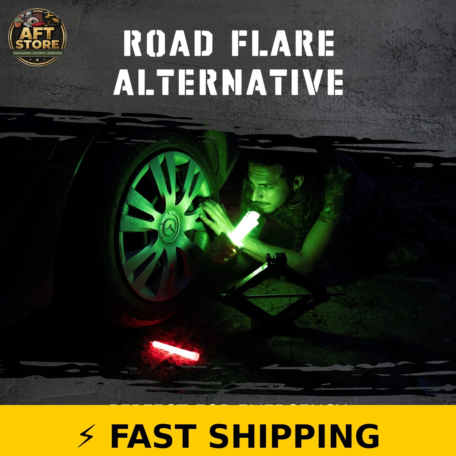 Glow Mind 12 Ultra Bright Emergency Glow Sticks – Green
