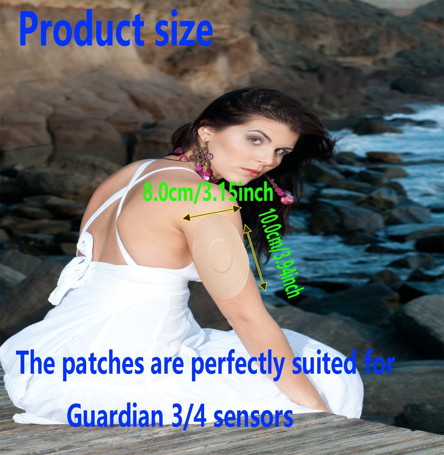 Freestyle Libre CGM Adhesive Patches Water-Resistant Sweatproof 25 Pack