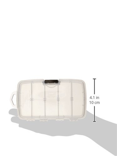 Plano 3449-22 Small Double-Sided Tackle Box, One Size (Pack of 1), Clear