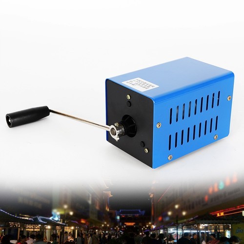 Survival Hand Crank Generator Camping Emergency Power Supply Charger 20W USB