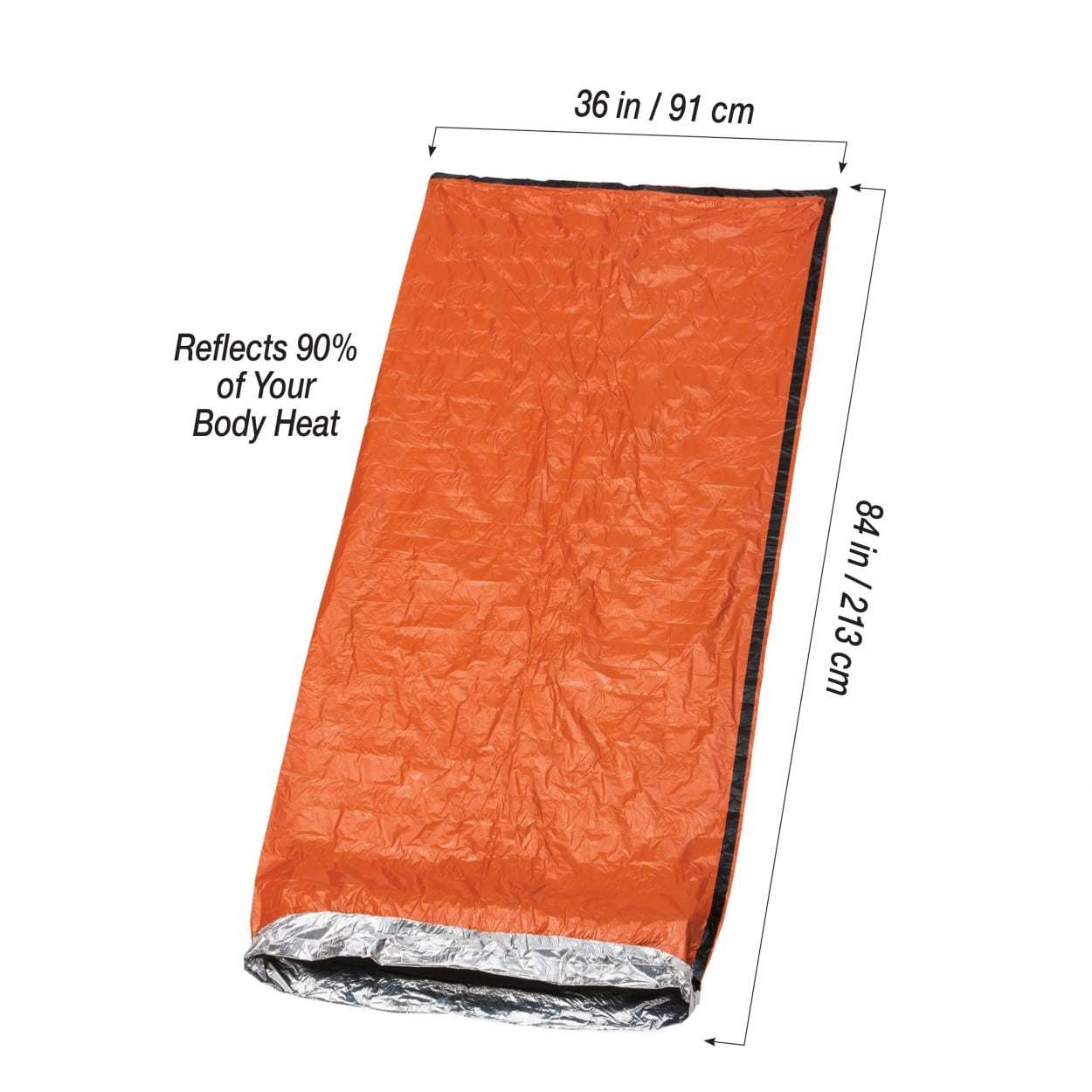 Survive Outdoors Longer® Emergency Bivvy, Hypothermia, Rescue Whistle 0140-1142
