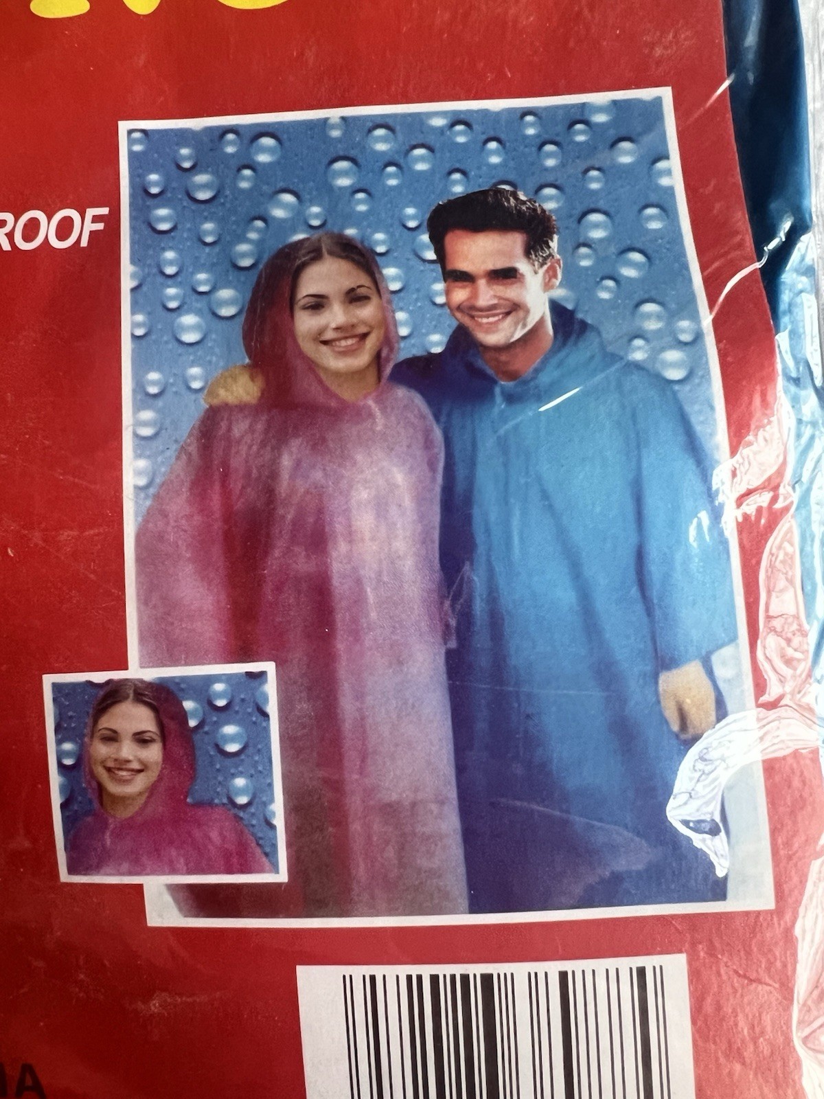 Lot of 5 Rain Ponchos Blue Adult Hood Outdoors Camping Hiking IDEAL FOR DISNEY