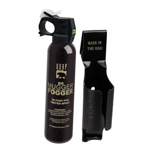 The BMF Pepper Spray with Holster, 35 Foot ft Pepper Spray, BMFG 9.2 oz 260g