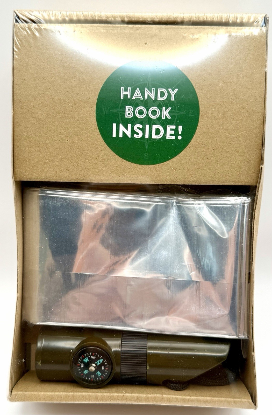 Handy Survival Box Sealed Emergency Kit Compass Blanket Outdoor Set