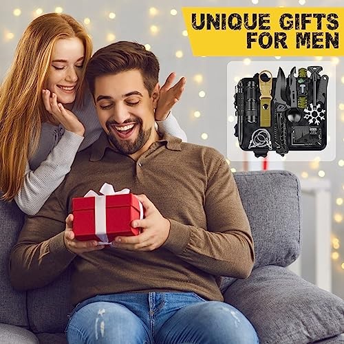 Gifts for Men Him Dad Husband, 28-In-1-Survival Kits, Men’s Gifts 16-in-1