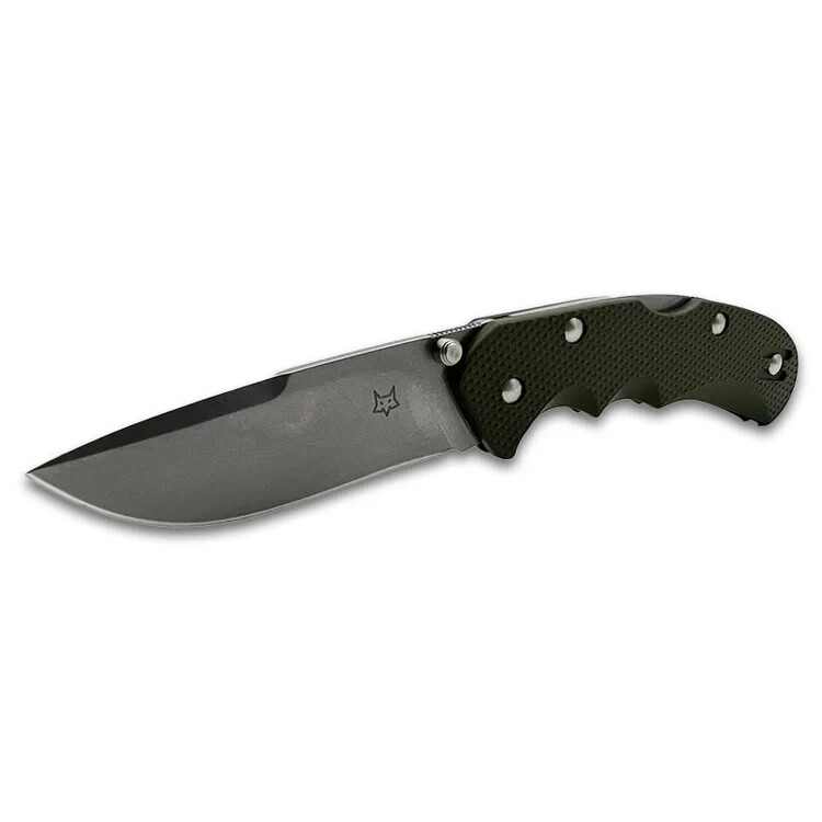 Fox Knives Air Fox 2.76″Blade N690Co Stainless Steel Stone Washed FRN NYLON