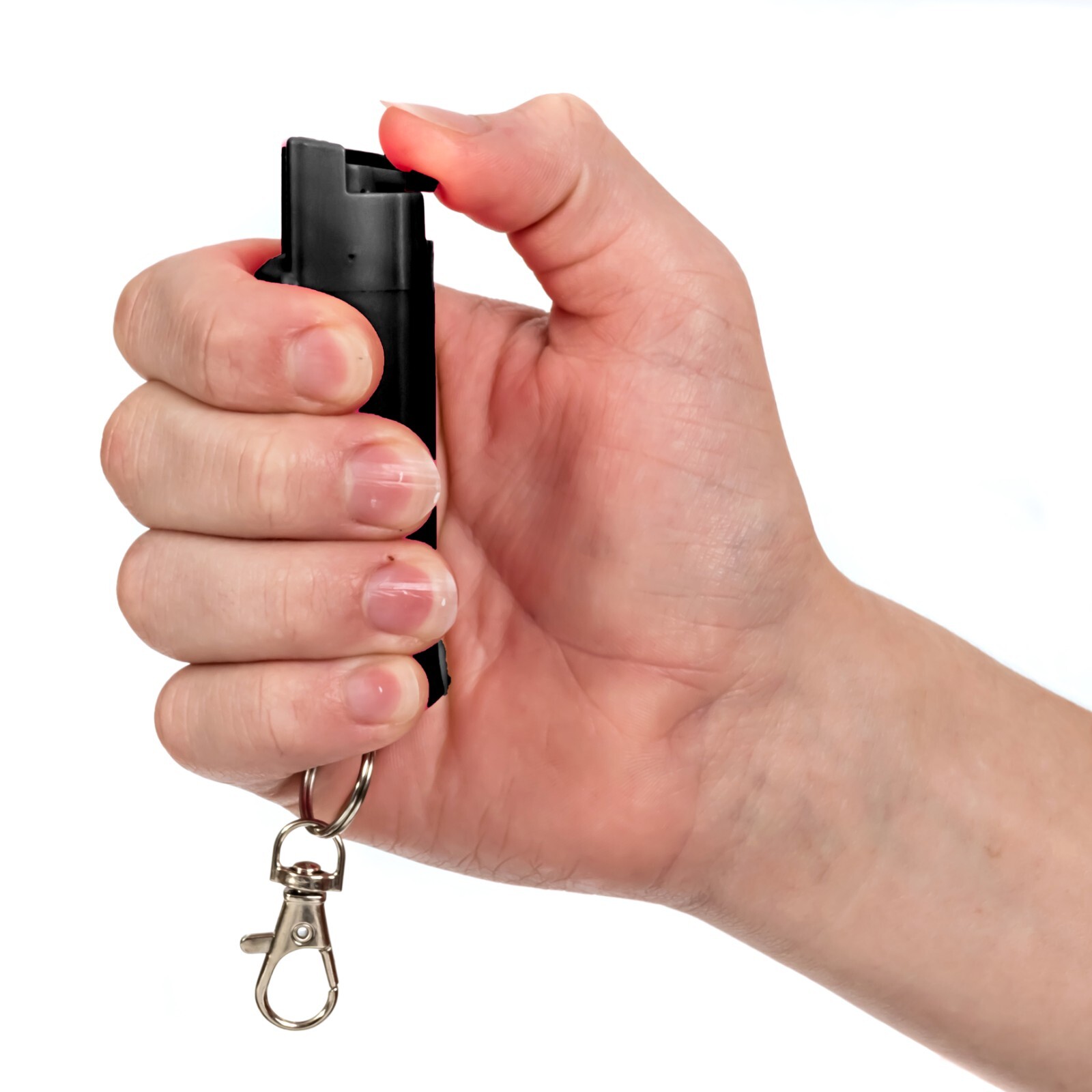 BURN Pepper Spray for Self Defense Security 1/2oz Black