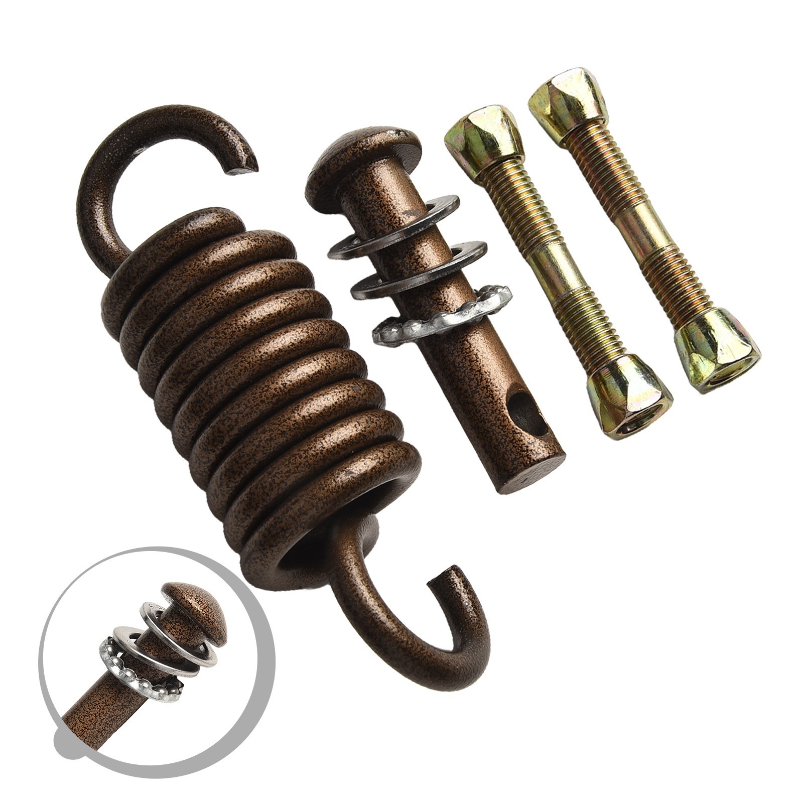 Sturdy Hanging Chair Spring Hook with Large Springs 250kg Load Capacity