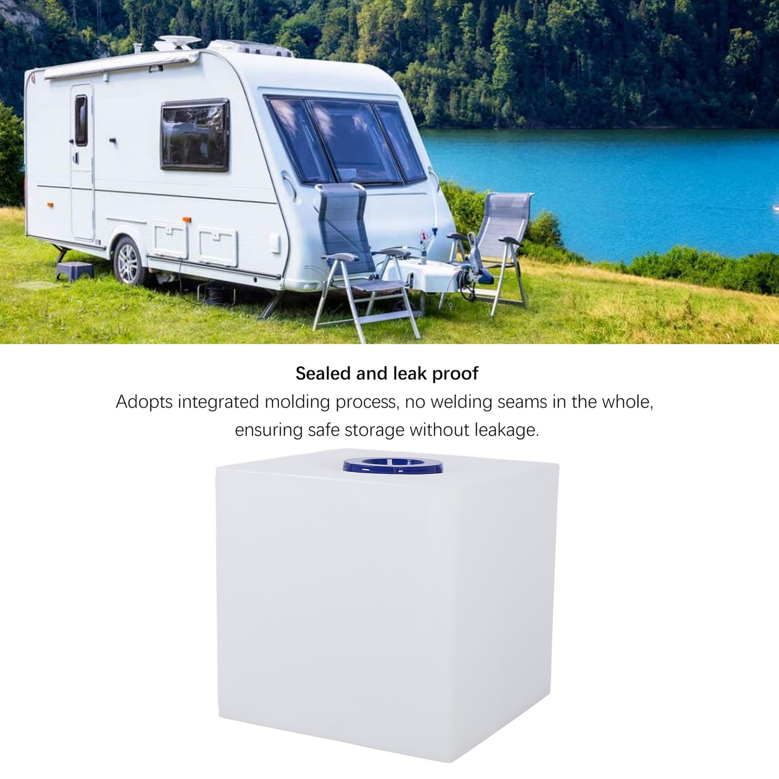 8 Gallon RV Water Holding Tank Durable Leak Proof Water Storage For C WHYT