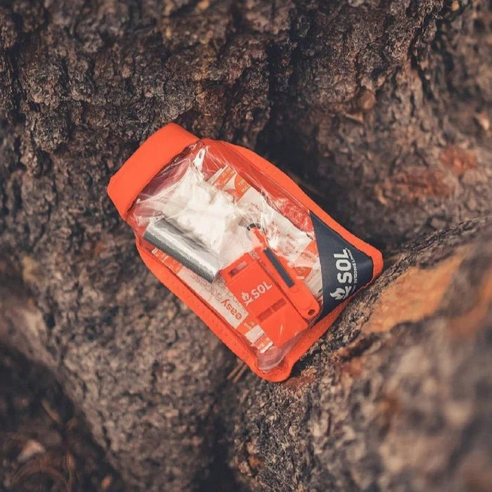 SOL Scout Survival Kit Waterproof Dry Bag Emergency Kit Outdoor Essentials