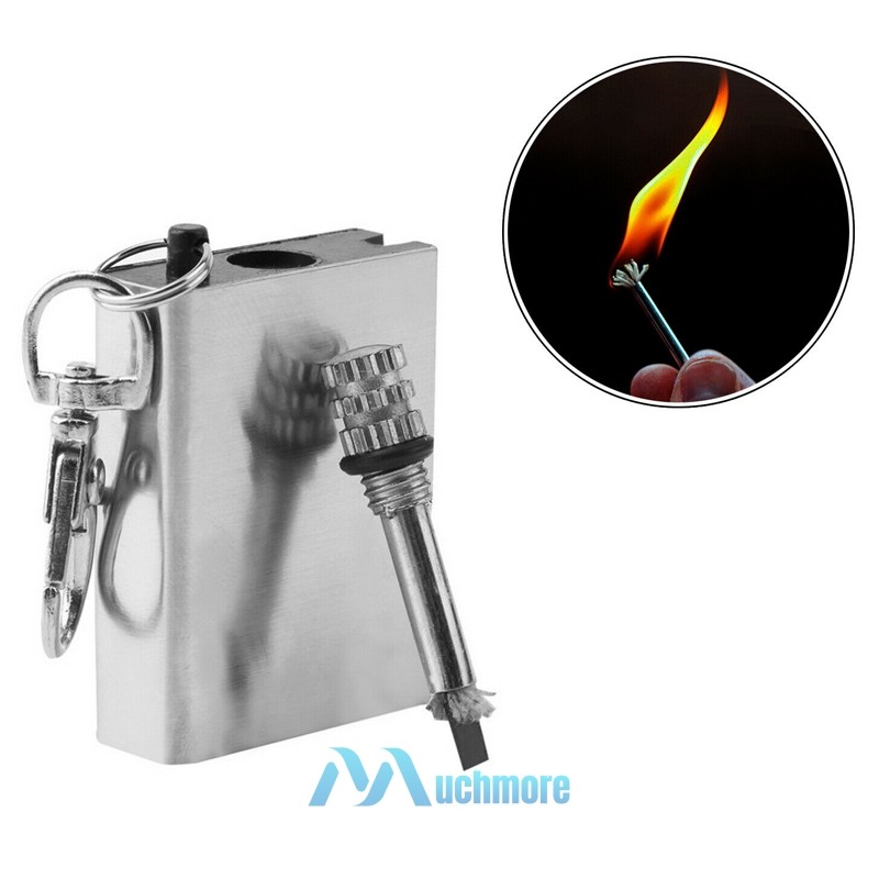 5~10X Permanent Match Fire Starter Survival Emergency Flint Metal Lighter Hiking