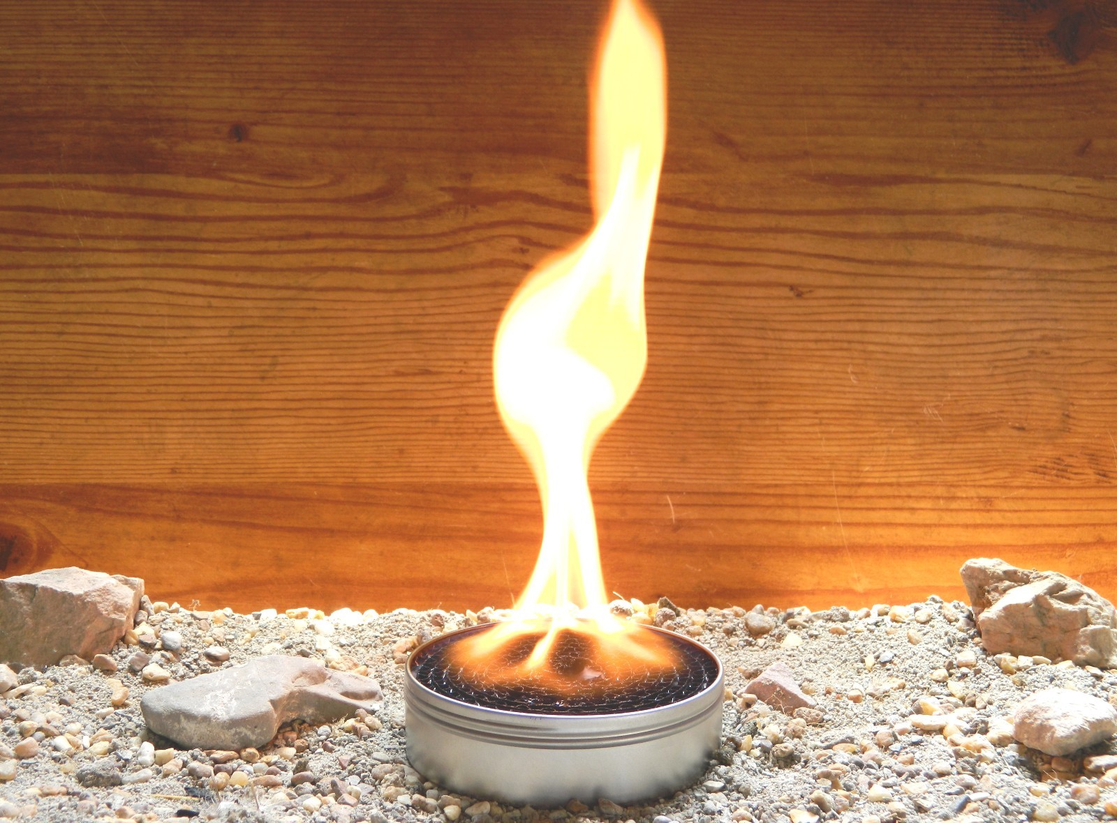 2-Hr Emergency Outdoor Survival Fire, Heat, & Light Buddy Burner + Wax Refill