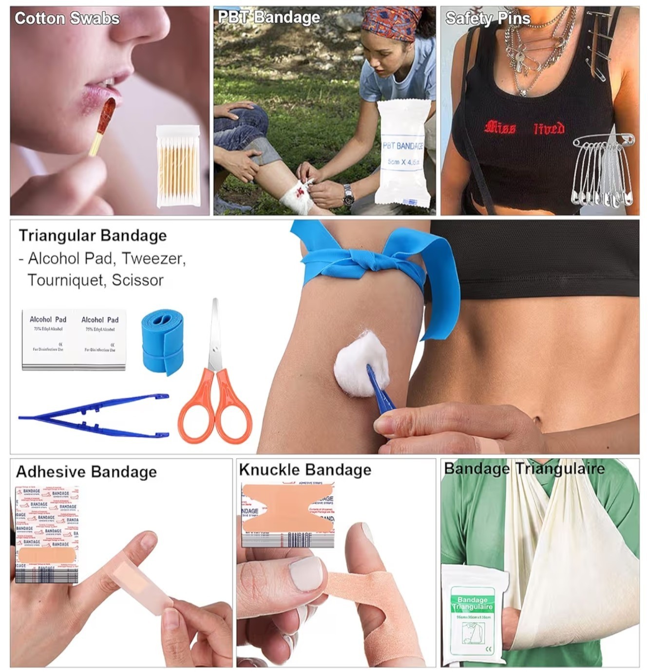 142 Pcs Emergency Survival Kit and First Aid Kit