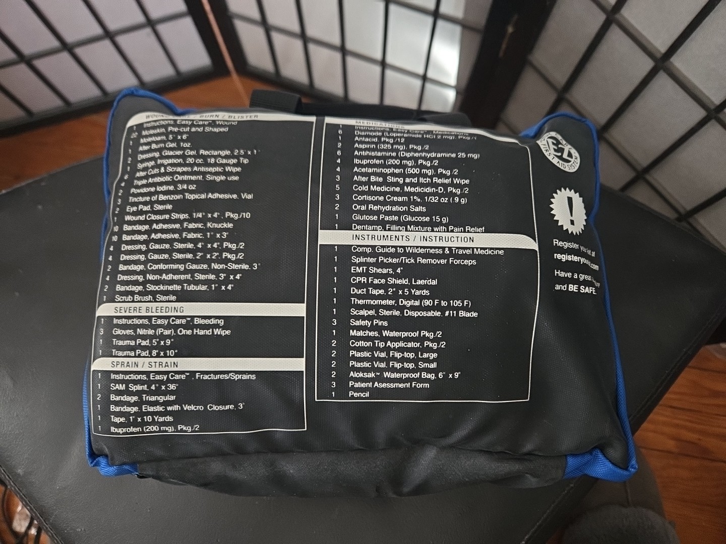 ADVENTURE MEDICAL KITS MOUNTAIN SERIES COMPREHENSIVE MEDICAL KIT, SEALED ITEMS