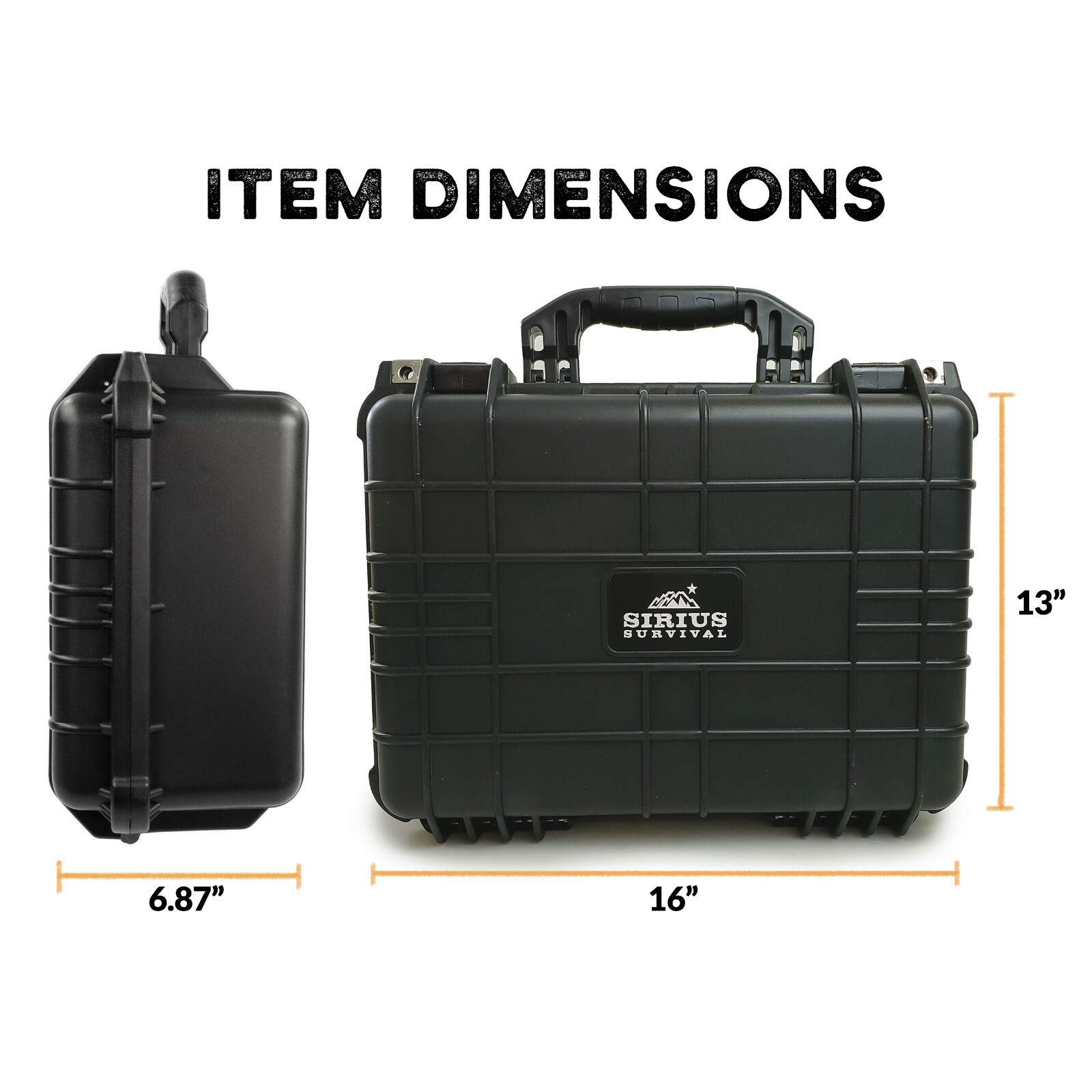 Emergency Preparedness & Survival Kit for 2, Over 175 Pcs, Waterproof Hard Case
