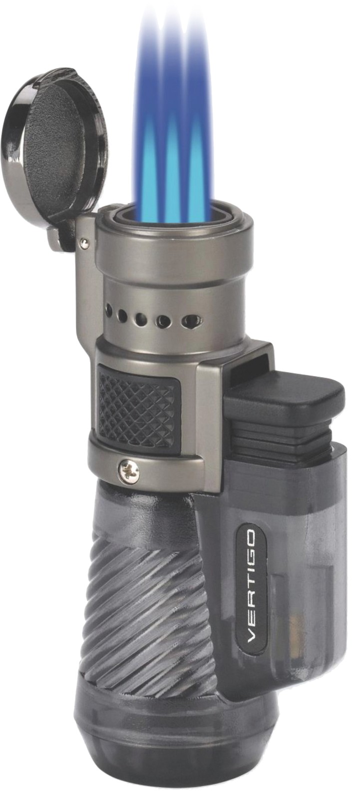 Vertigo Cyclone Lighter – Assorted Colors – Windproof Torch Flame