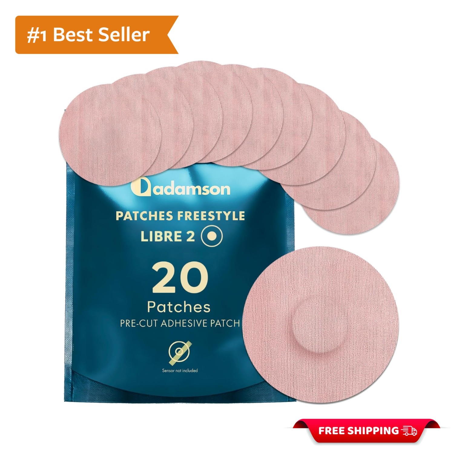 20 Freestyle Libre 2 Sensor Covers – Non-Irritating & Discreet for Active Living
