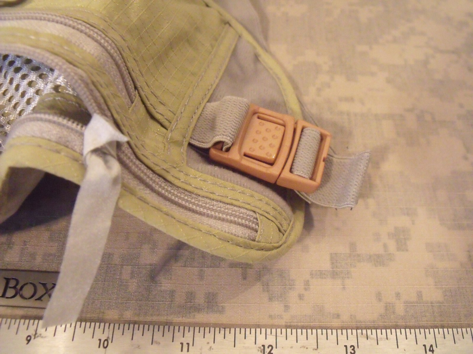 Emergency/Survival – Travel Pouch: (2) Zipper Pockets, Soft, Elastic Waistband