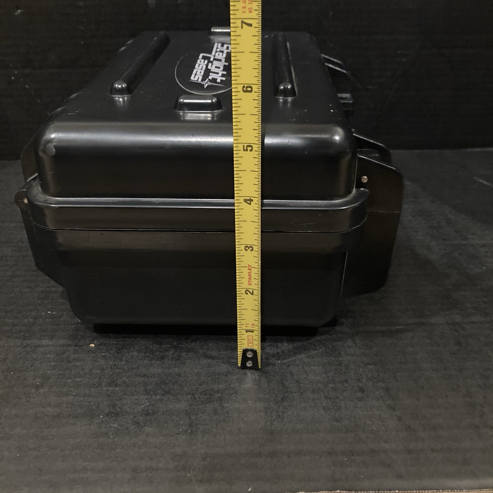 Starlight Cases Black Hard-Sided Case, Lightweight, Sporting Gear, 2Compartment