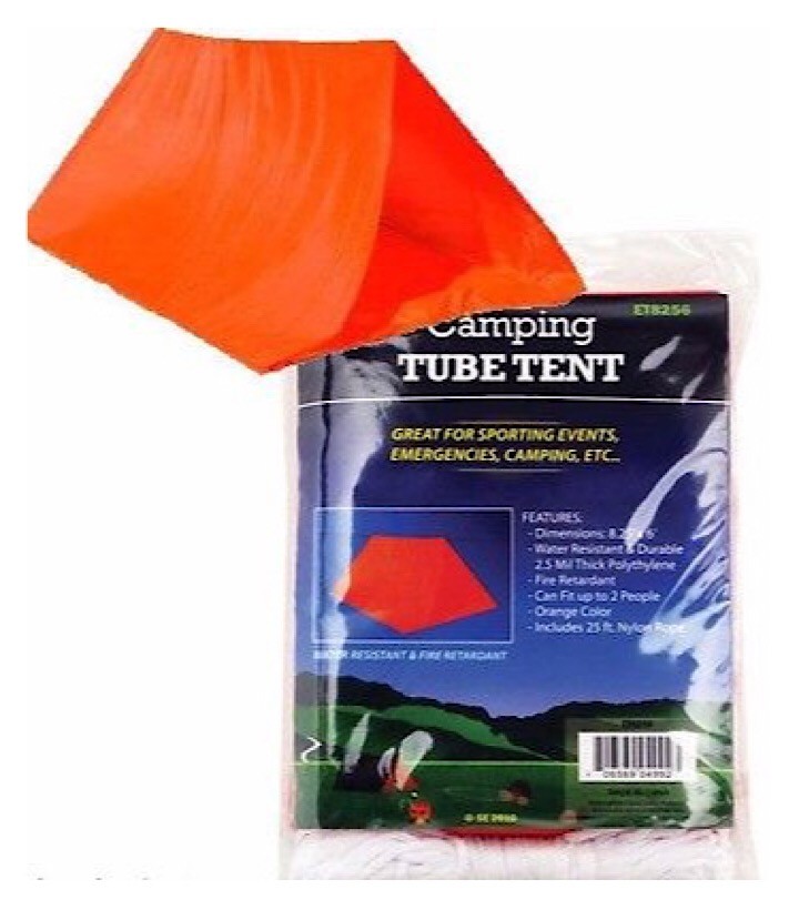 Emergency Survival Camping Shelter Tube Tent Waterproof Prepper