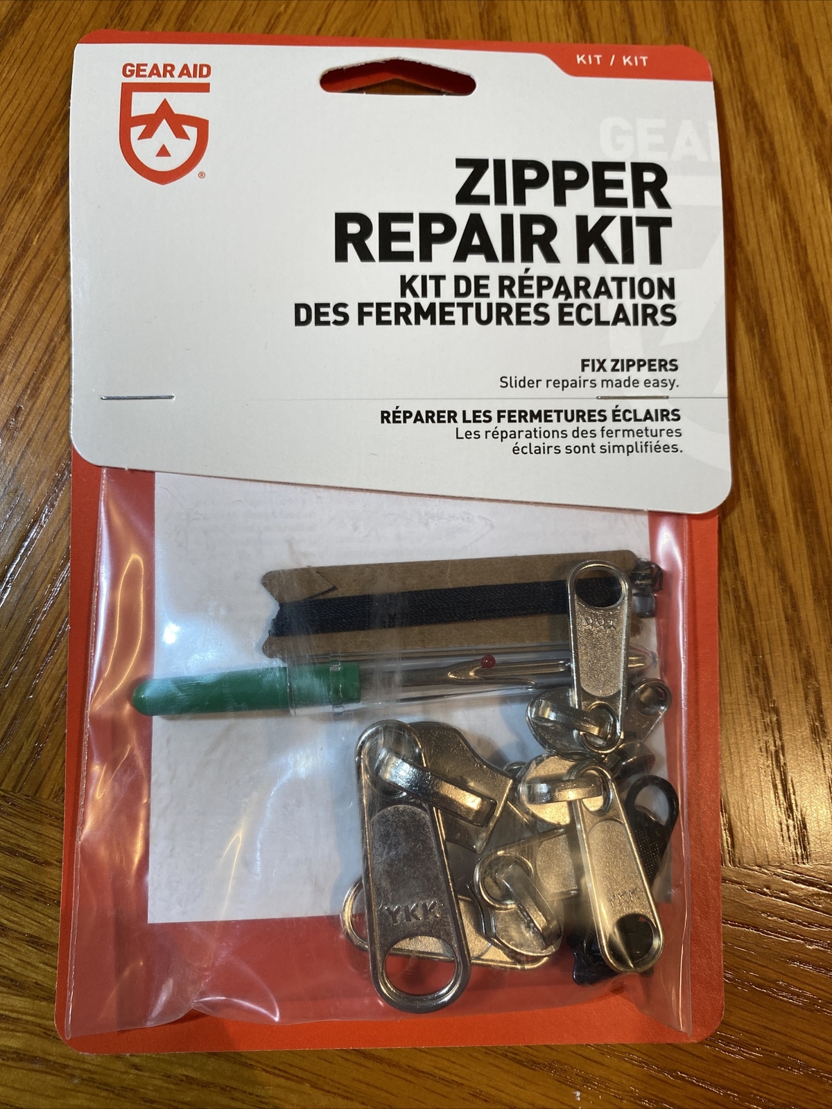 NEW McNett GEAR AID Zipper Repair Kit for Camping, Backpacking