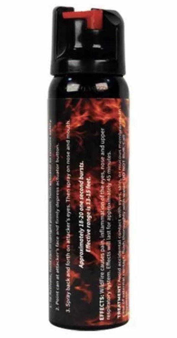 POLICE Pepper Spray WOMEN STREAM 4 oz HOME Self Defense Weapon Tool WILDFIRE 4oz