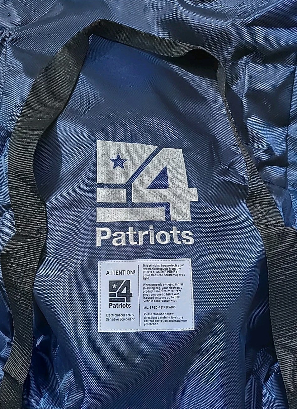 4Patriots EMP Protection Shielding Bag For Electronics Size XL 30X28
