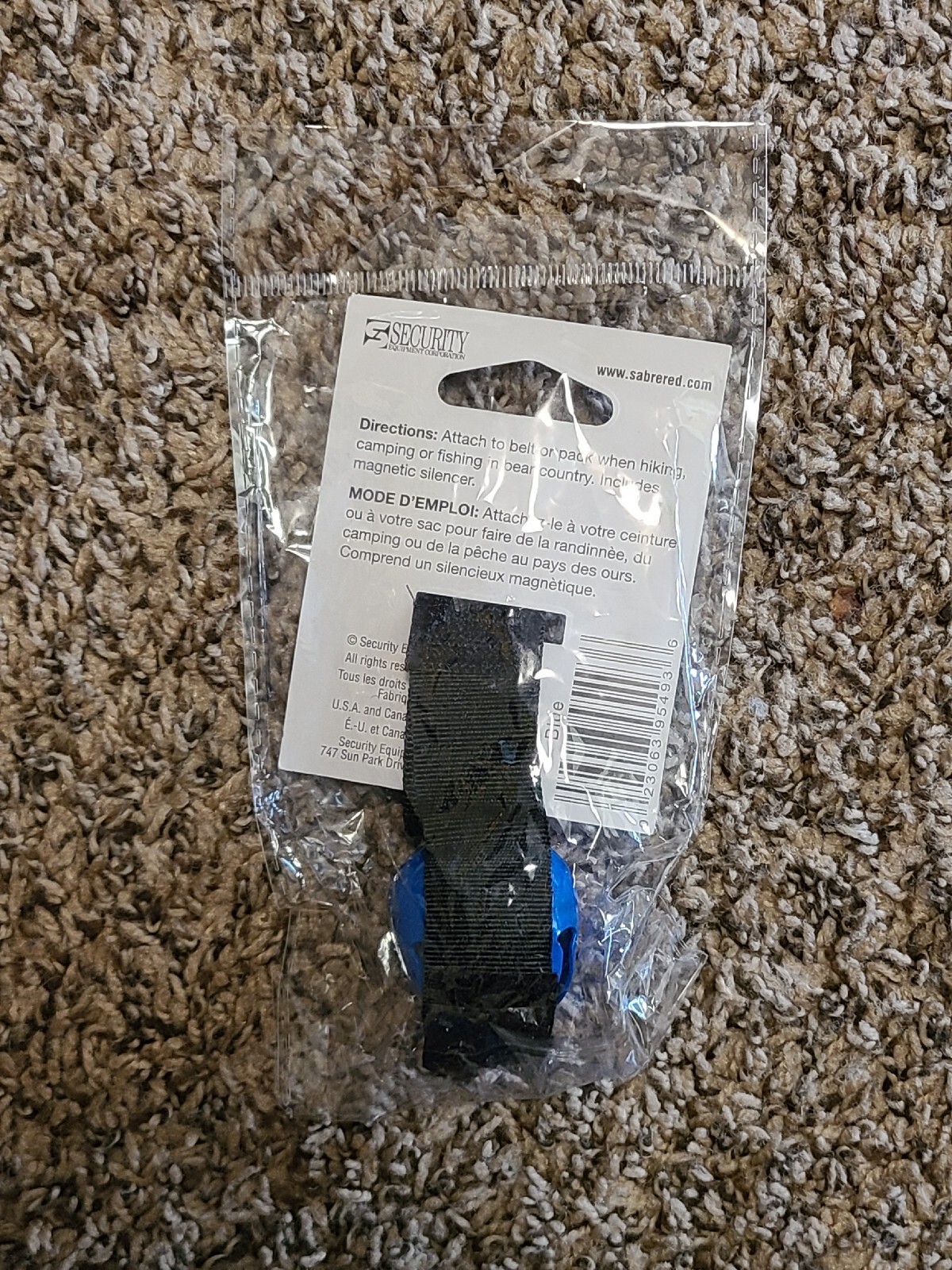 Frontiersman Bear Bell Blue Magnetic Silencer Blue ~ New