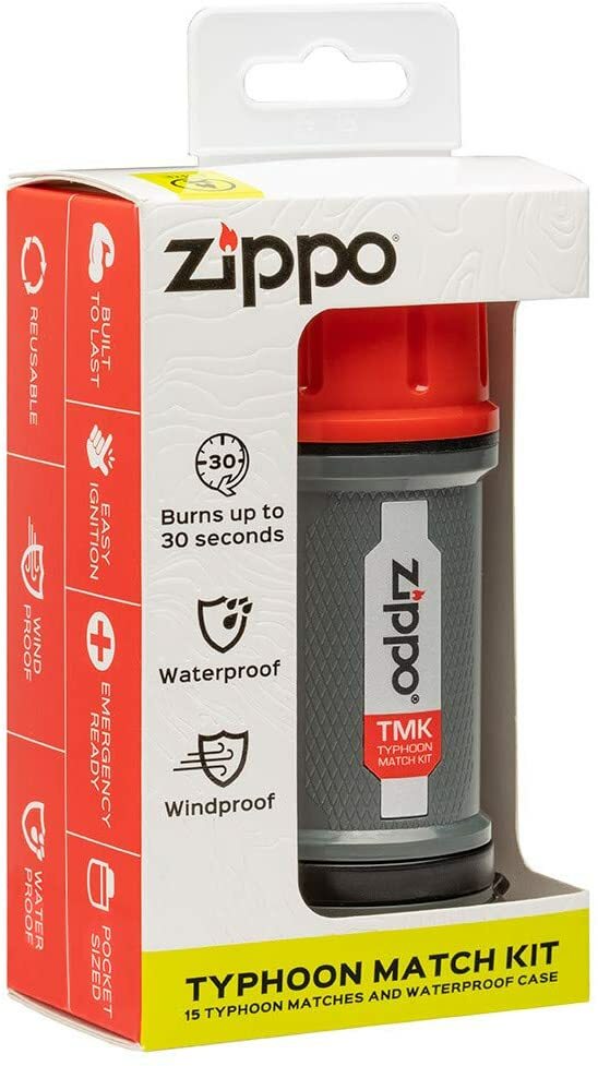 Zippo Typhoon Weatherproof Match kit *New in Box*