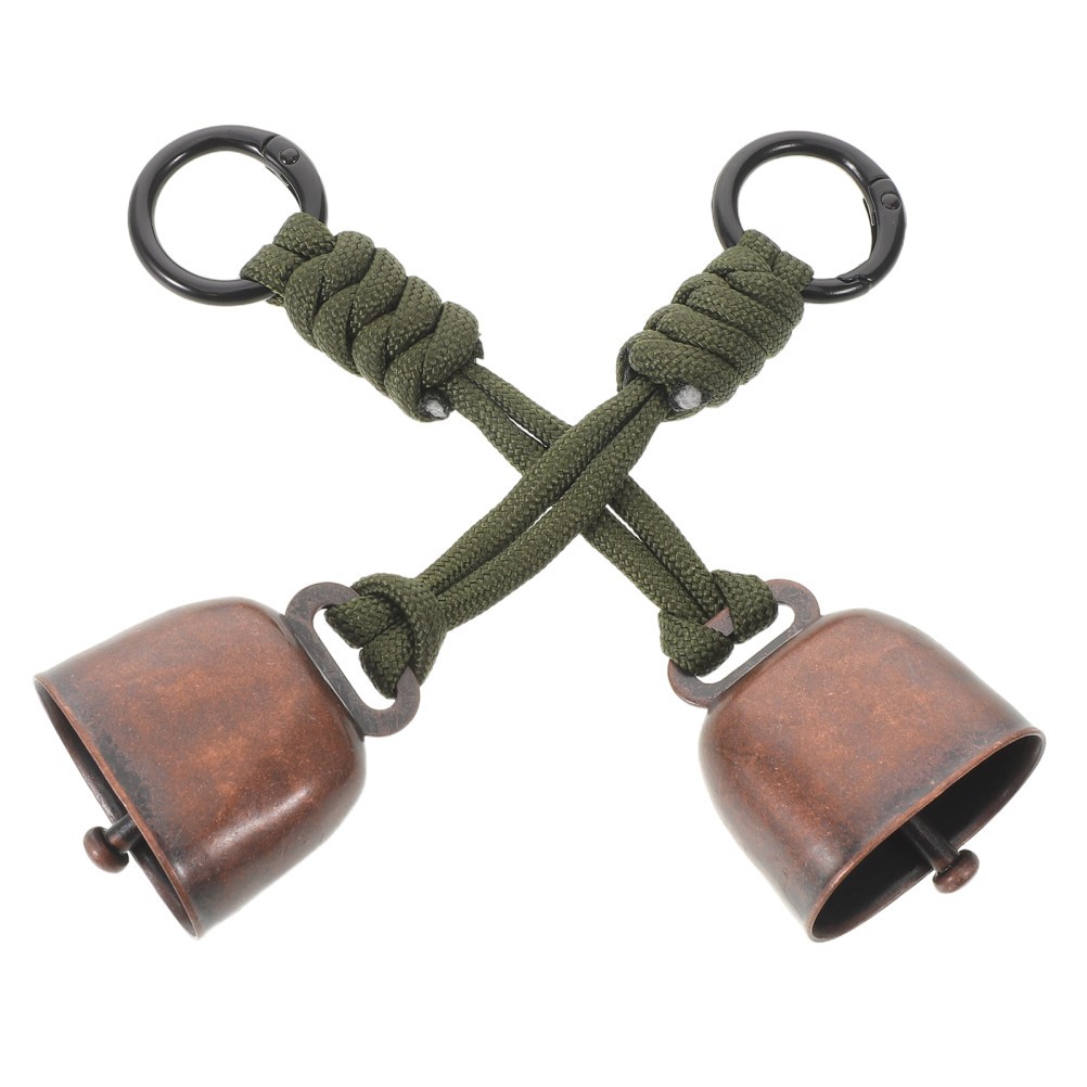 2 Pcs Outdoor Anti-bear Bell Cow Bells Noise Makers Aluminum Bike
