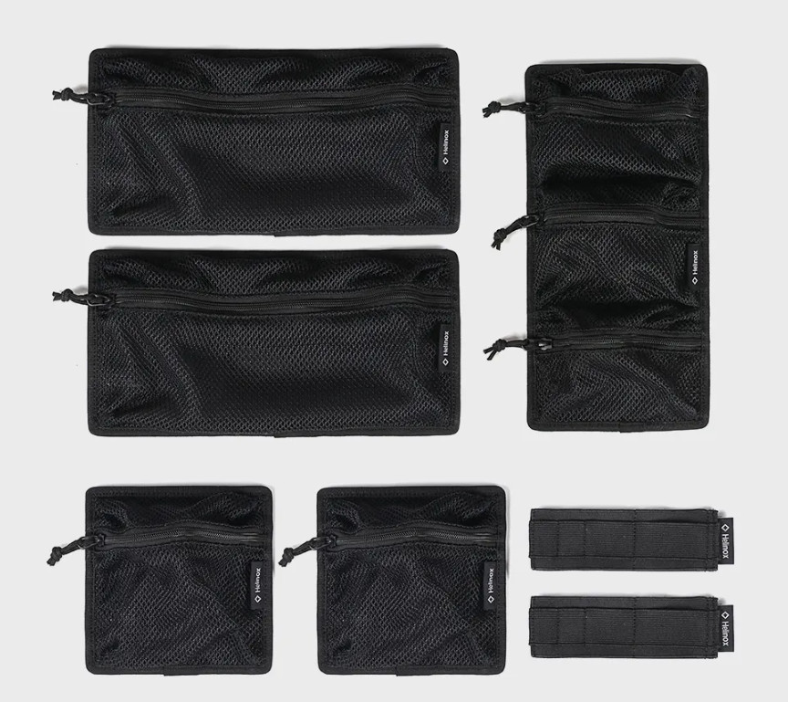 Helinox Inner Pouch Set for Tactical Field Office M Black Organizer Kit