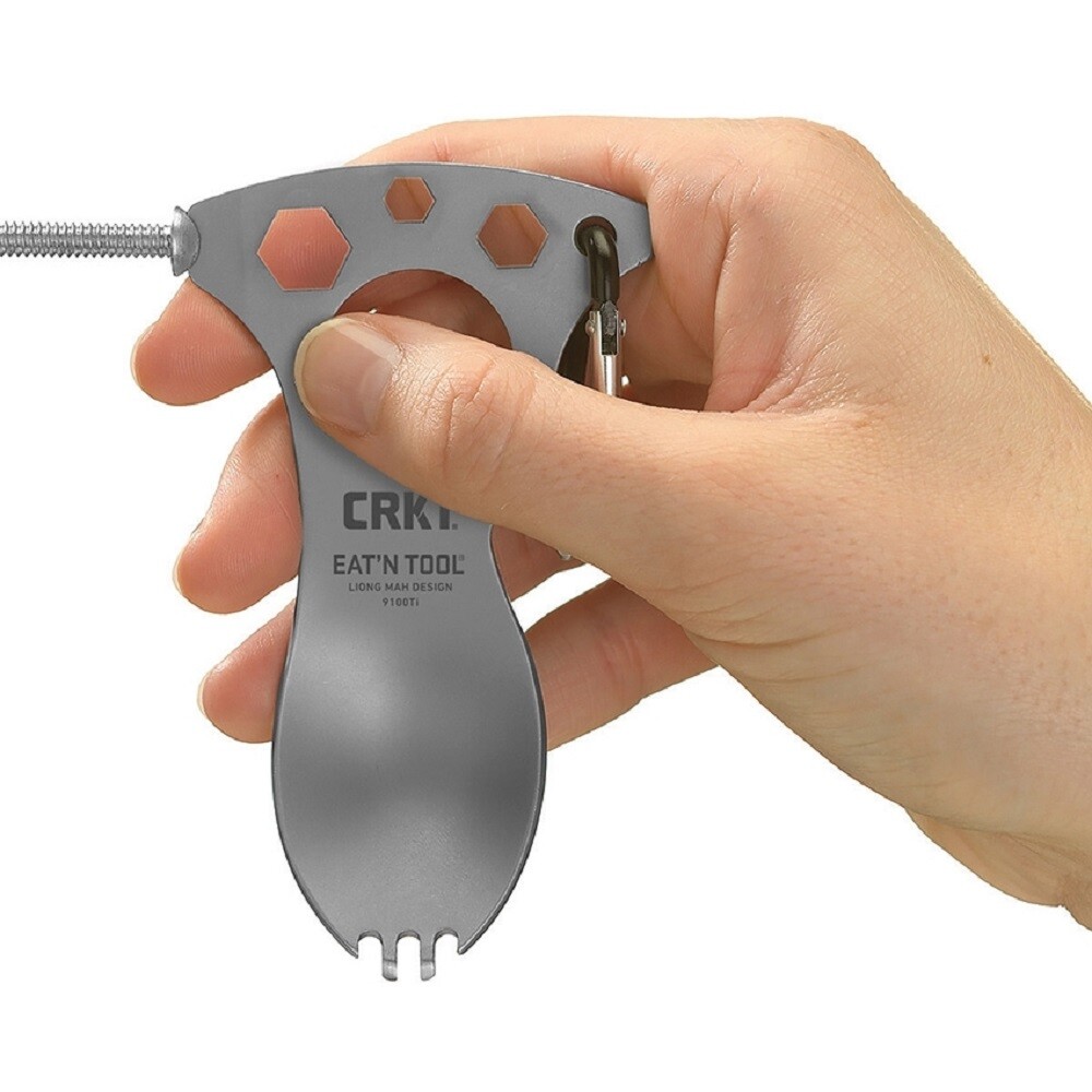 CRKT – Eat N Tool – Stainless Steel Camping Utensil – NEW