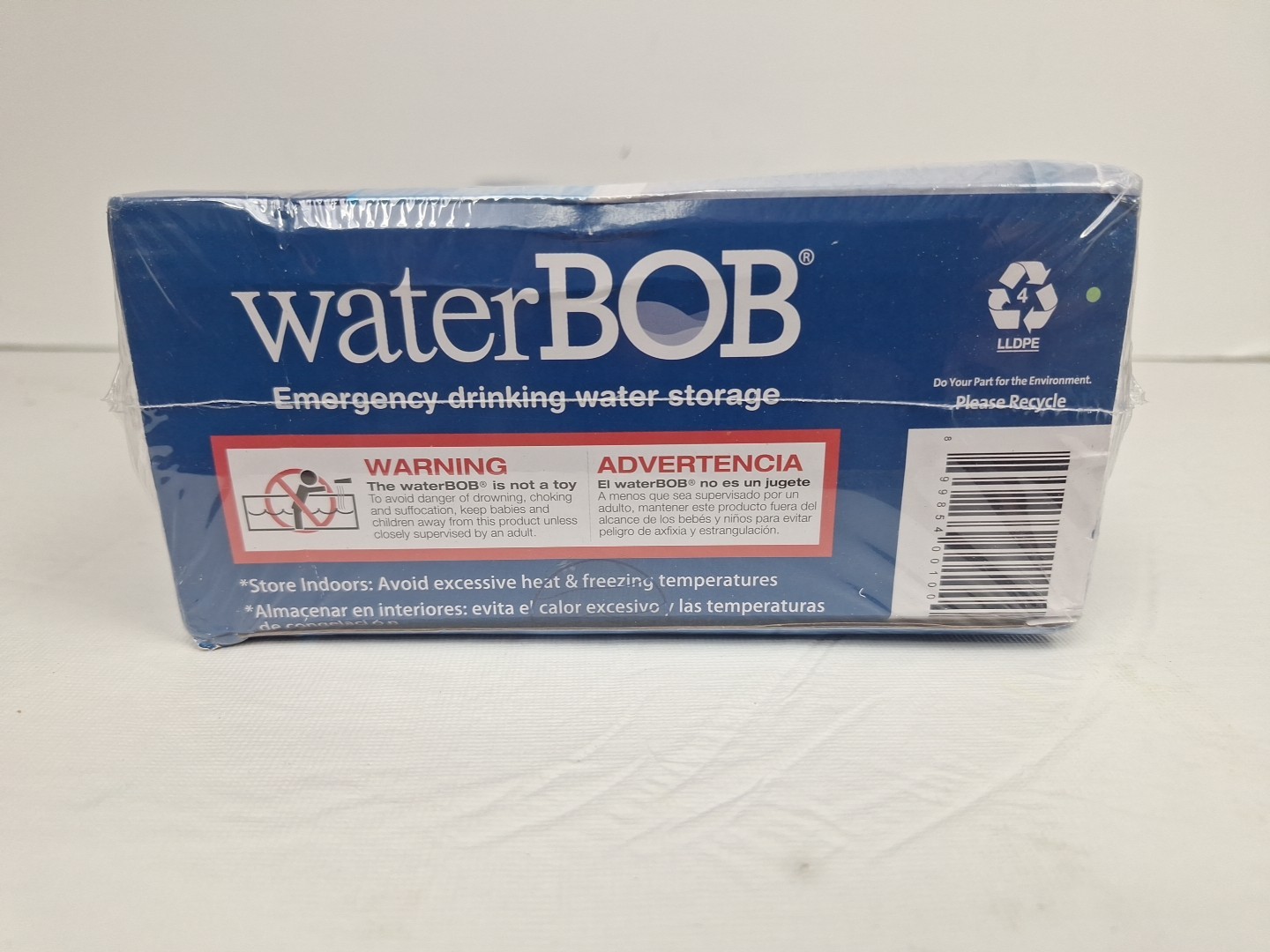 New WaterBOB Emergency 100-Gallon Drinking Water Storage Survival Kit Sealed