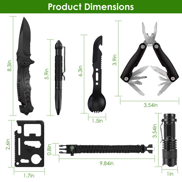 47 in 1 Survival Bag, Not Shipped on Weekends