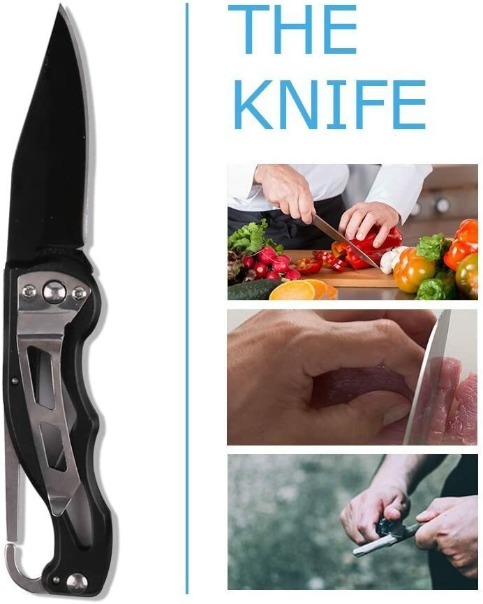 Gifts for Men Dad Husband, Survival Gear and Equipment 12 in 1, Fishing Hunting