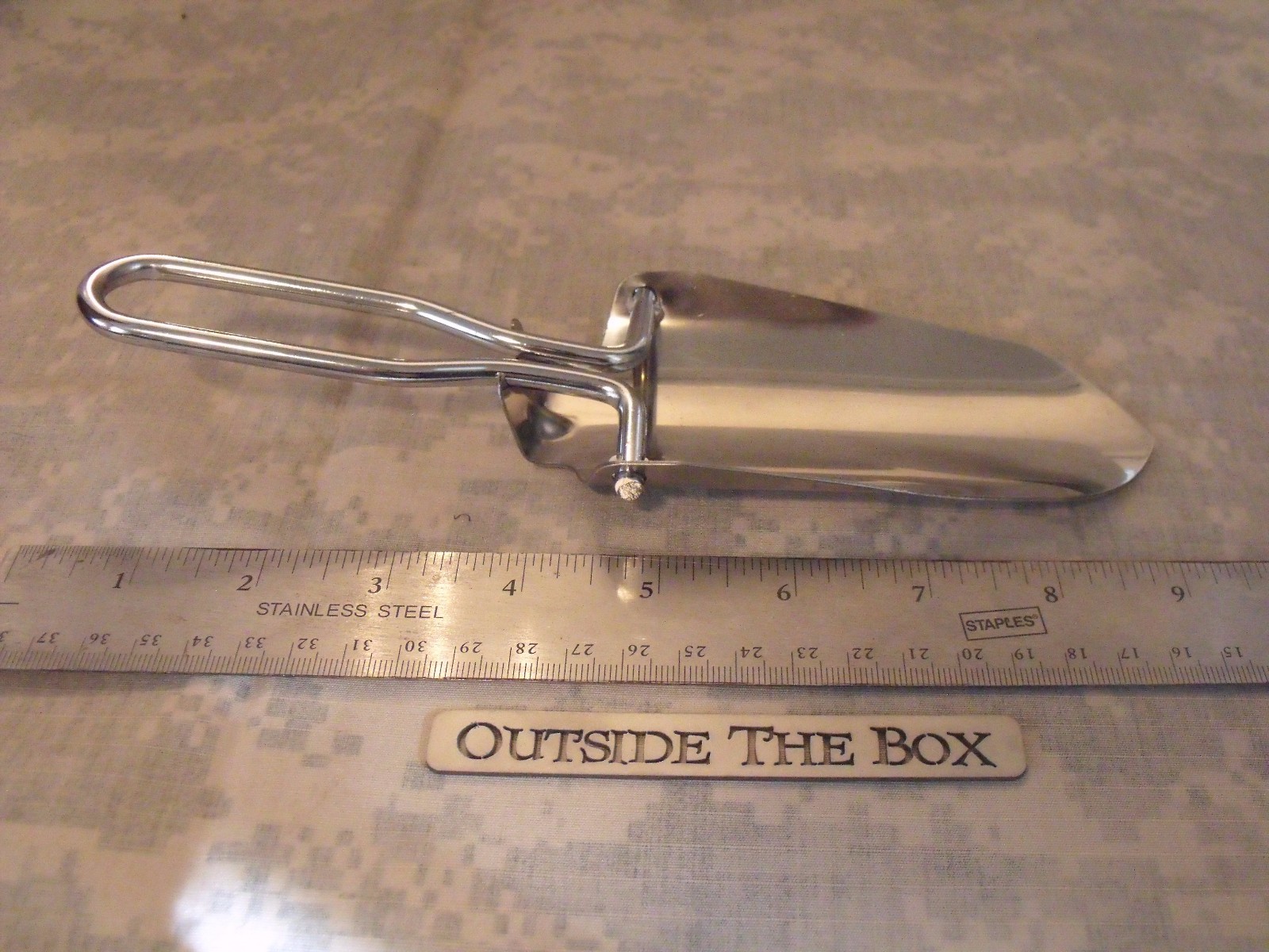 Emergency/Survival: Mini Folding Trowel – Stainless Steel w/ Nylon Carry Case