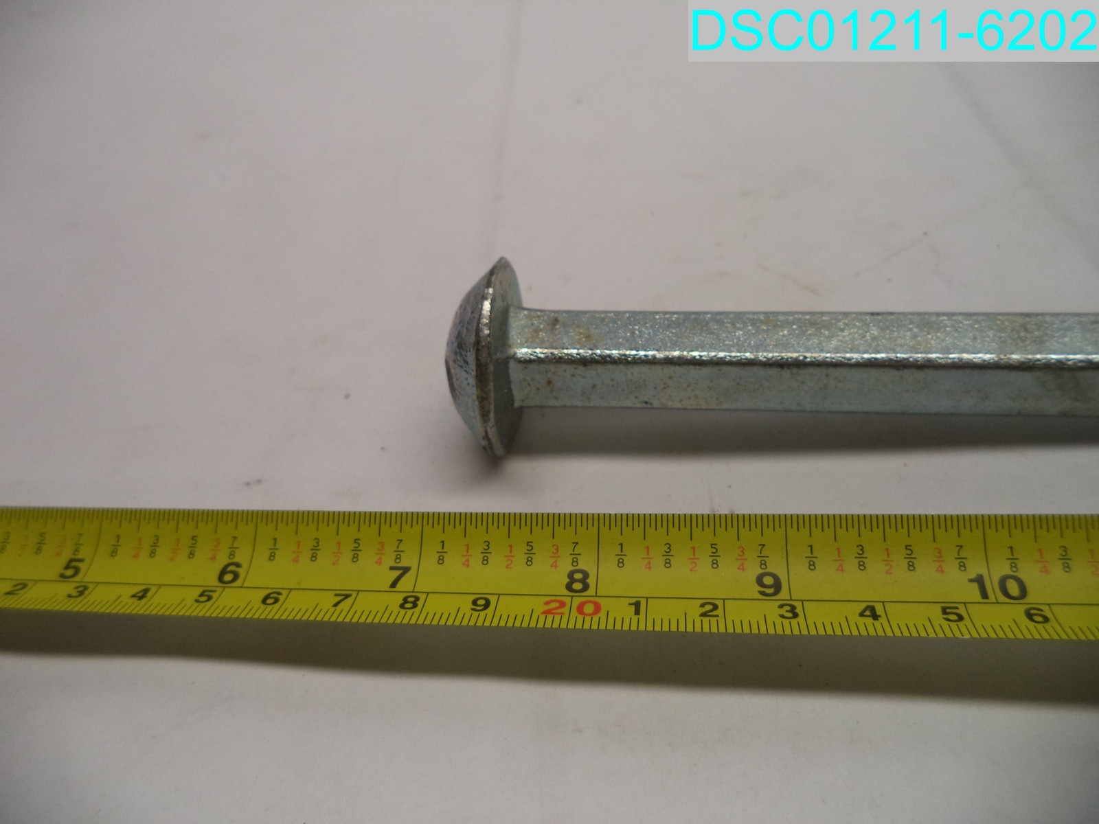 QTY=5: 18″ Silver Metal Tent Stake