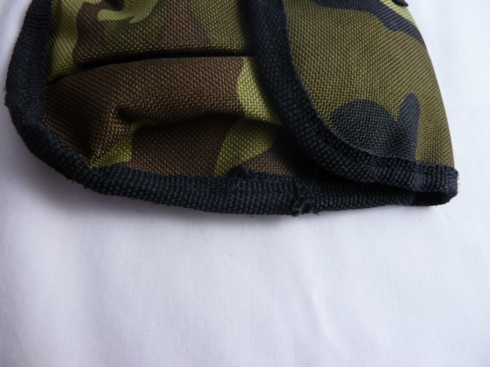 Appalachian Trail Camo Belt Pouch Hook Loop Closure 2 Section Pocket