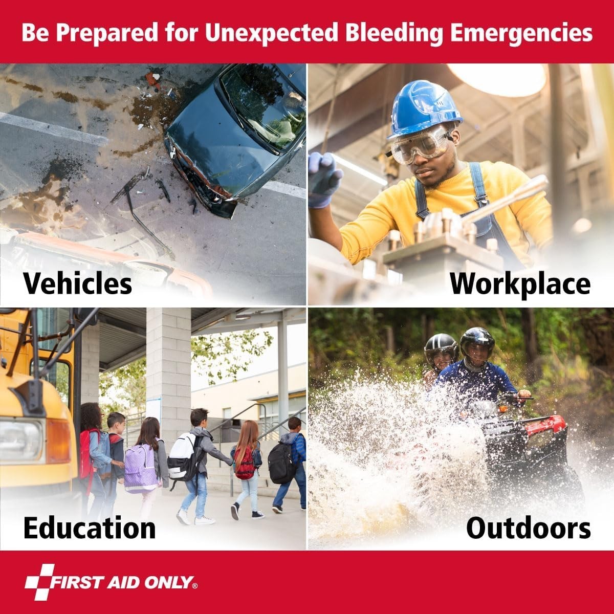 Portable Bleeding Control Kit for Chest & Limb Injuries – 10 Essential Pieces