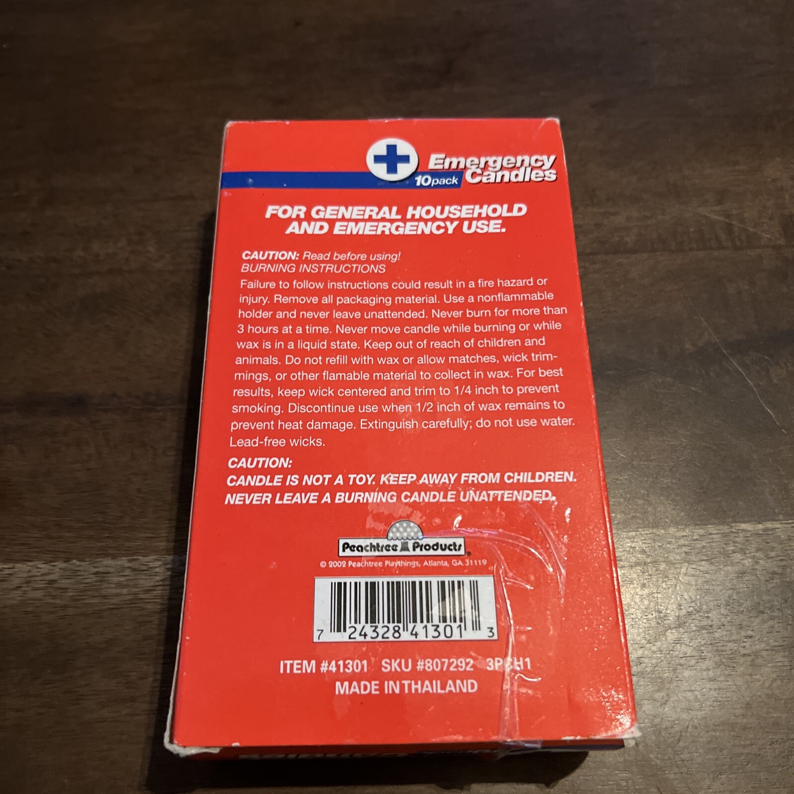Emergency Candles 10 Pack New Old Stock General Household & Emergency Use White