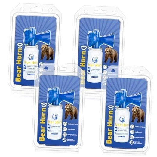 1.oz Bear Horn Self Defense, Loud Air Horn for Wild Animals, 120dB Heard up 4