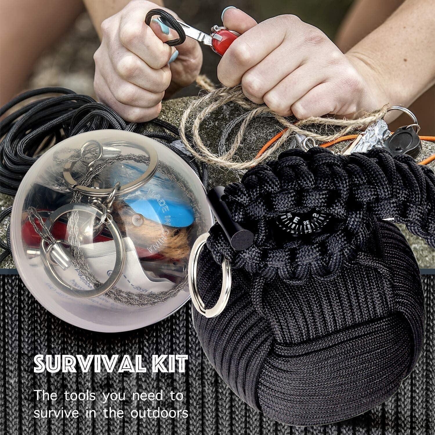 Outdoor camping accessories survival pack emergency gear tools pocket survival