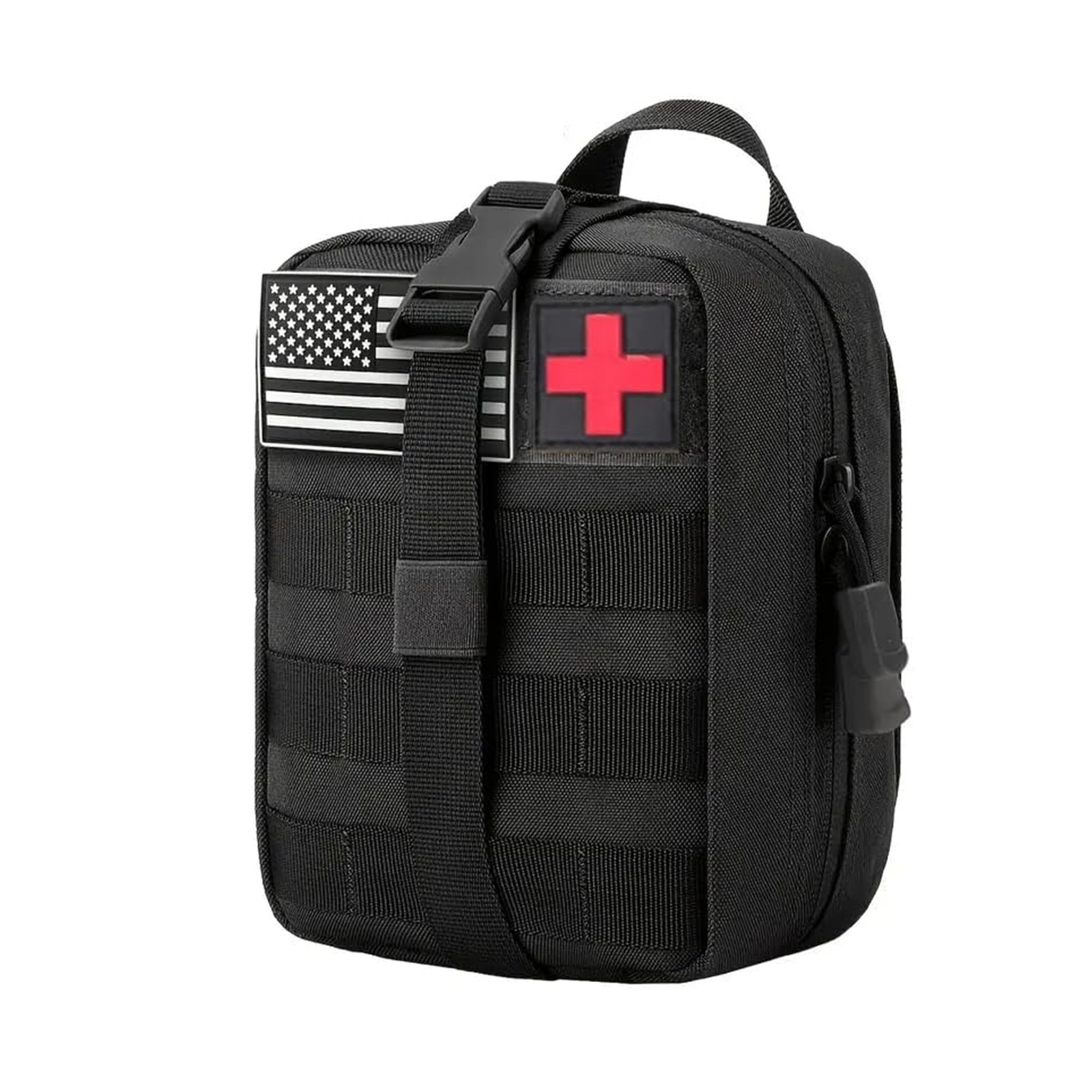 Outdoor Survival Kit Bag Emergency First Aid Bug Out Military Prepper Kits 69Pcs