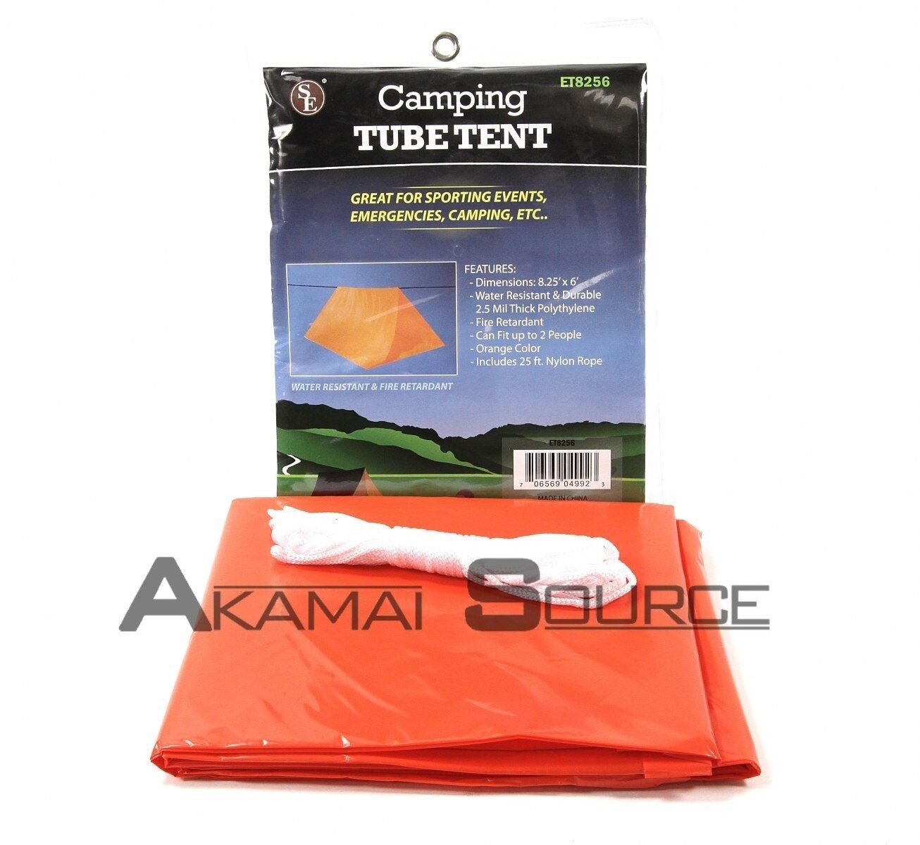 Fire Retardant Water Resistant SM TUBE Tent Hiking Doomsday Prep Survival Tools