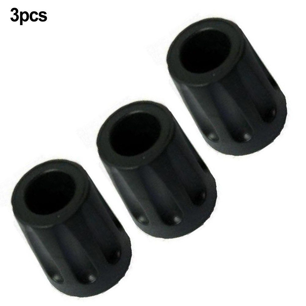 Trekking Pole Tips Replacement Long Lasting Rubber Feet (3pcs) for Hiking Poles
